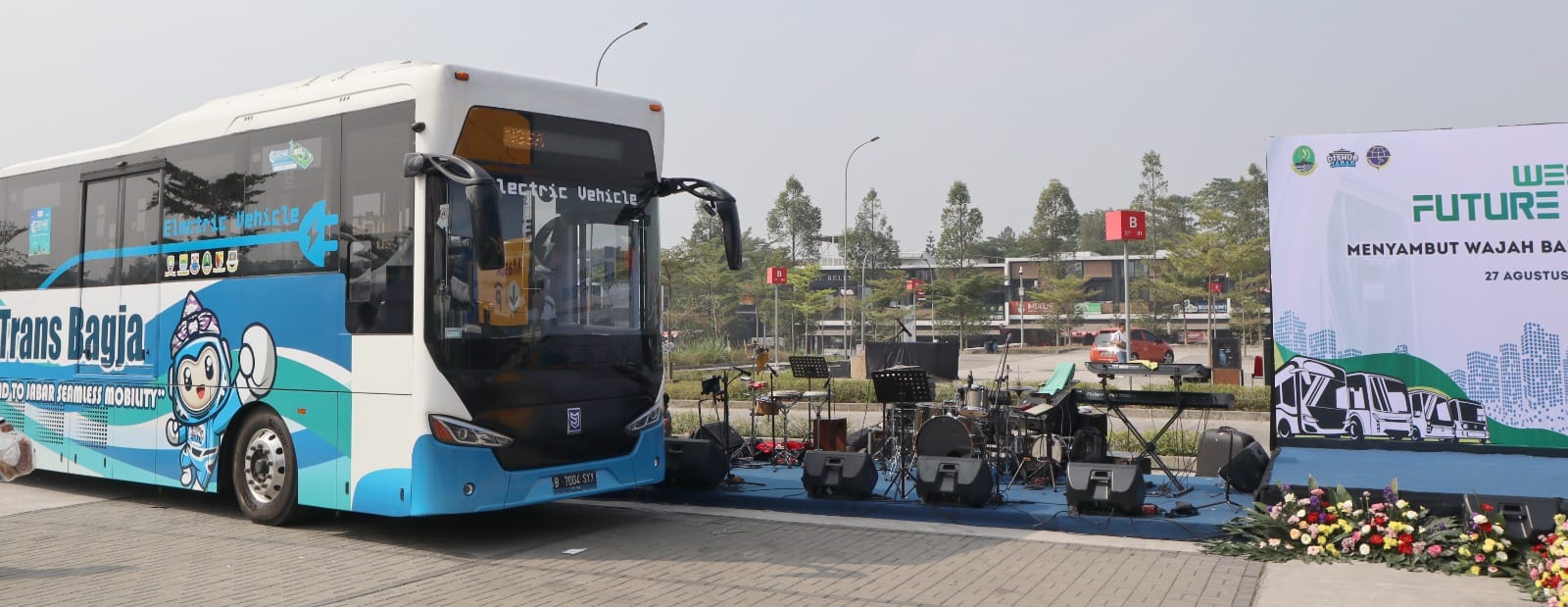 Ridwan Kamil Resmikan BRT Berbasis Listrik Untuk Kawasan Bandung Raya