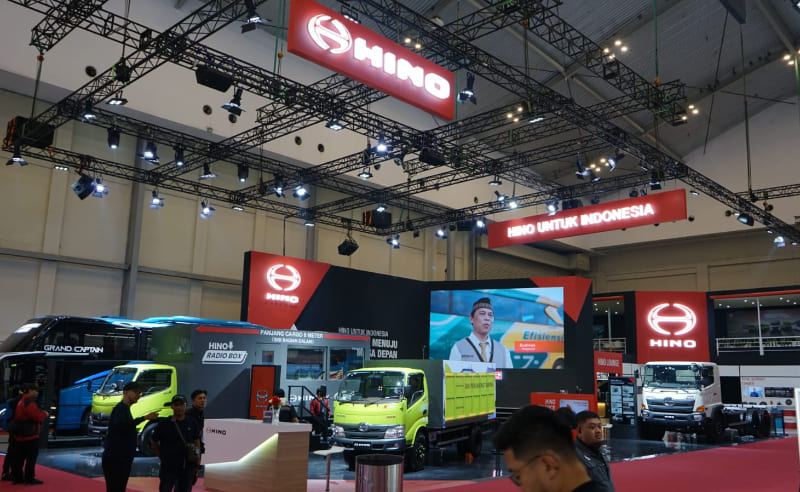 Booth Hino di GIIAS 2025