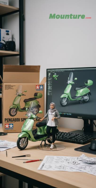 Miniatur Motor Ai portrait