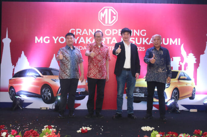 Peresmian Diler MG Motor Indonesia