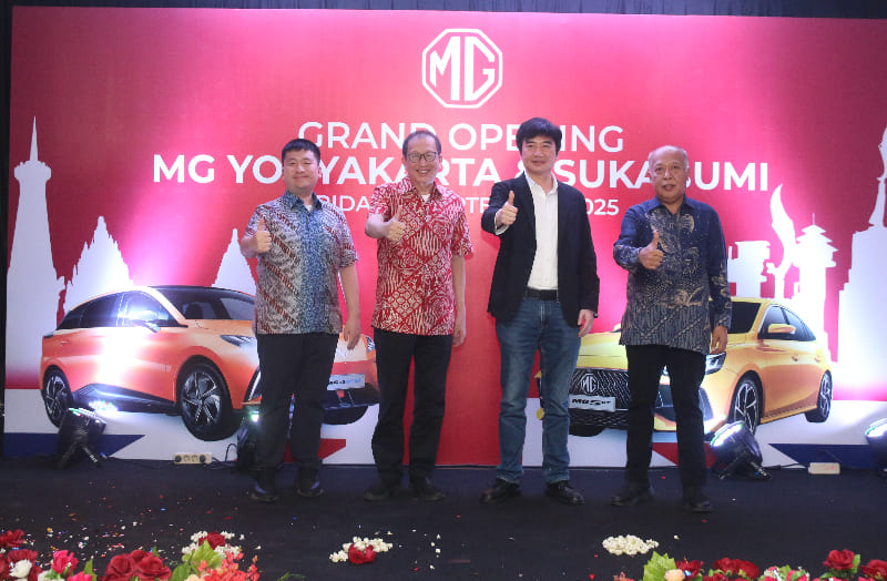 Peresmian Diler MG Motor Indonesia