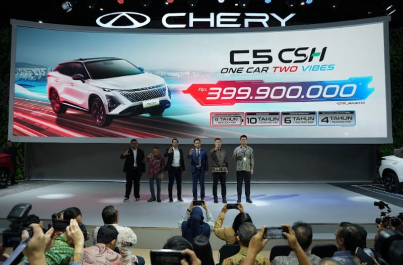Chery C5 CSH Umumkan Harga