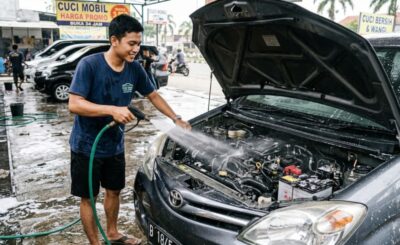 Cuci Mesin Mobil