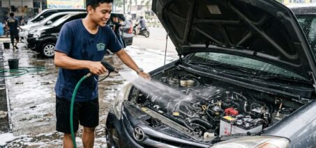 Cuci Mesin Mobil