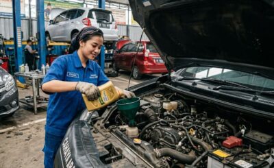 Ganti Oli Mesin Mobil