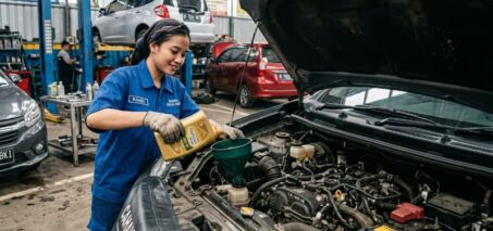 Ganti Oli Mesin Mobil