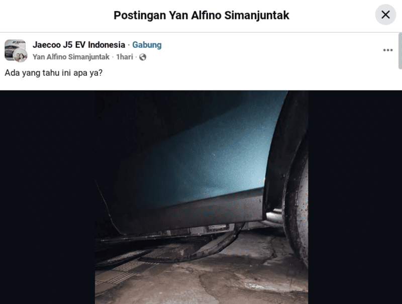 Masalah Jaecoo J5 EV