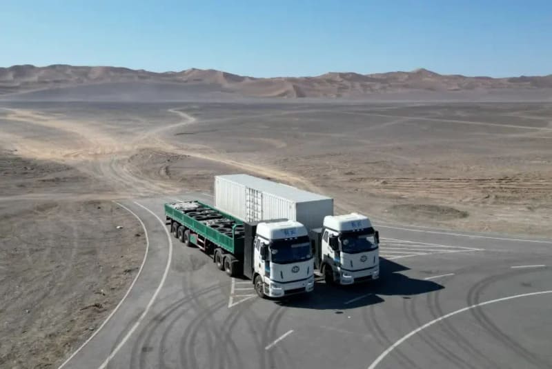 Truk Listrik Baterai Sodium FAW Jiefang 