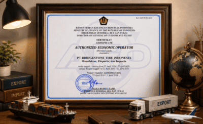 Bridgestone Sertifikat AEO
