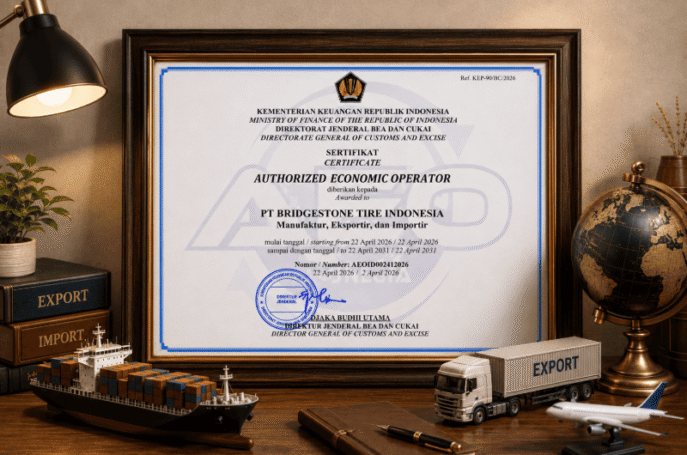 Bridgestone Sertifikat AEO