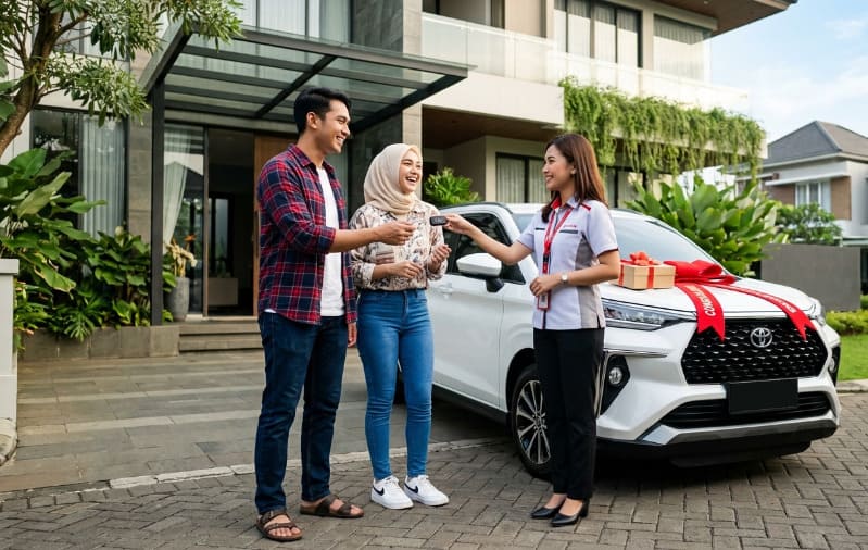 Serah Terima Kunci Mobil Baru