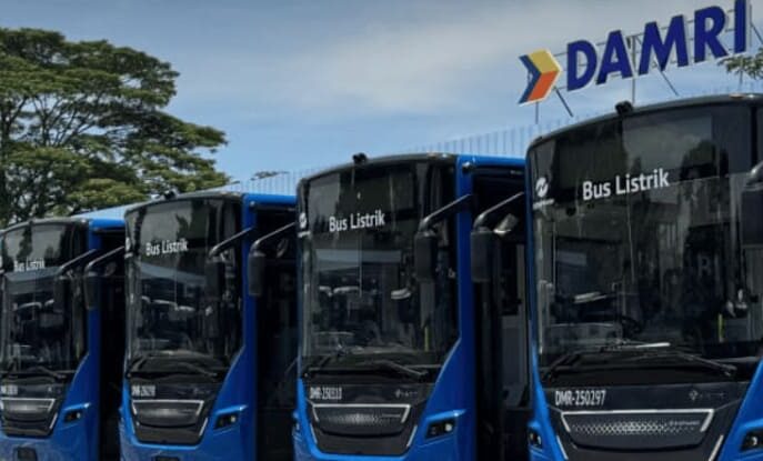 Bus Listrik Damri